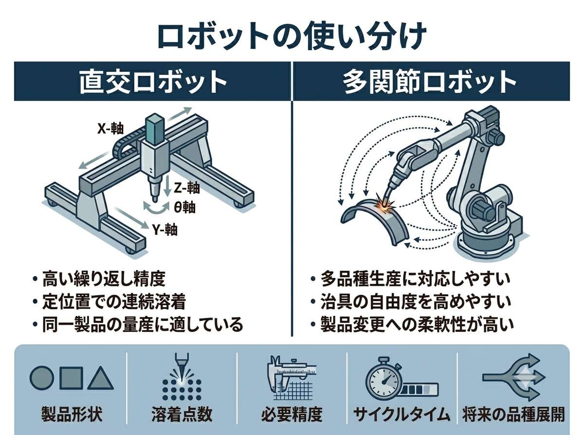 多関節ロボットを活用した溶着工程の自動化設備